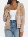 525 AMERICA CREAM OMBRÉ CARDIGAN IN CREAM MULTI