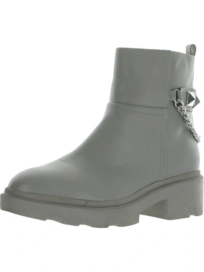 Marc Fisher Waty Womens Outdoors Zipper Ankle Boots In Grey