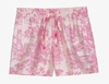 Zadig & Voltaire Paxi Jac Toile De Jouy Shorts In Pink Toile In Pink