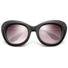 Ivi Vision Faye - Rose Gold / Rose Gradient Lens In Matte Black In Black