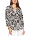Nydj Paulina Peasant Top In Black