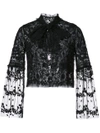 NEEDLE & THREAD LACE FRILLED COLLAR JACKET,CO0004PF1712157080
