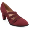 Journee Collection Journee Loren Strappy Pump In Red