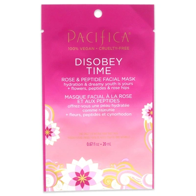 Pacifica Disobey Time Facial Mask - Rose And Peptide By  For Unisex - 1 Pc Mask