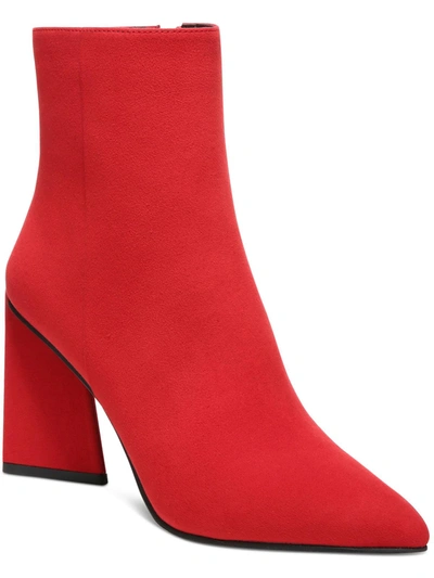 Bar Iii Laynee Womens Dressy Stiletto Booties In Red