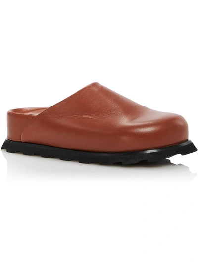 Proenza Schouler Womens Slip On Dressy Mules In Brown