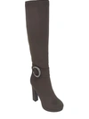 IMPO OVIDIA WOMENS FAUX SUEDE BUCKLE MID-CALF BOOTS
