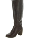 Bc Footwear Make An Impact Womens Block Heel Pull On Knee-high Boots In Multi