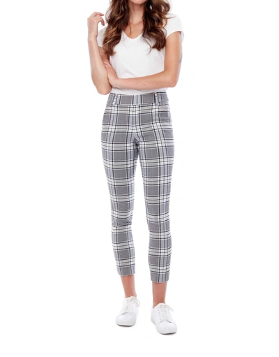 Iltm Gwyneth Marquis Trouser Pant In Marquis Plaid In Grey