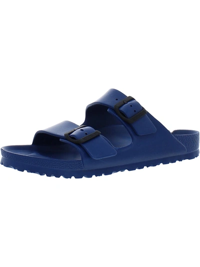 Birkenstock Womens Casual Slip-on Slide Sandals In Blue