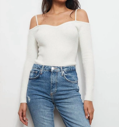 Dh New York Savannah Bodysuit In Winter White