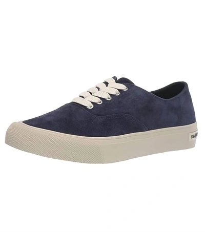 Seavees Men's Legend Sneaker X In Night Blue Suede