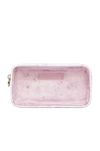 STONEY CLOVER LANE CLEAR SMALL POUCH IN CLIMBING ROSES