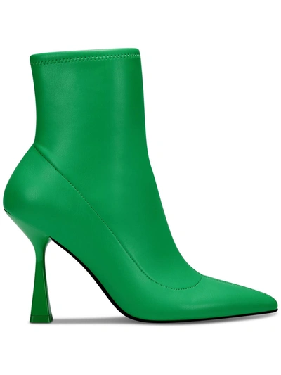 Bar Iii Olevia Womens Pointed Toe Dressy Booties In Green