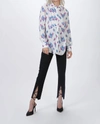 Smythe High Waisted Skinny Pant In Black Twill In Black