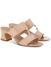 Ferragamo Vara Chain Sandals In Beige
