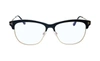 Tom Ford Ft5546-b 001 Cateye Optical Blue Block Frames In Blue
