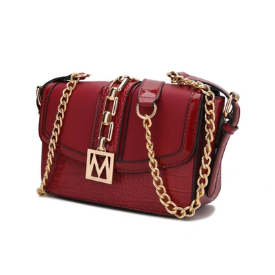 Mkf Collection By Mia K Wendalyn Vegan Leather Crossbody Handbag In Pink