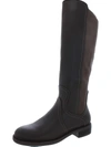 Lucky Brand Quenbe Womens Leather Tall Knee-high Boots In Grey