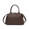 TIFFANY & FRED PARIS TIFFANY & FRED WOVEN LEATHER LARGE SATCHEL/SHOULDER BAG