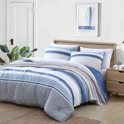 NAUTICA TRIMMER BLUE COMFORTER-SHAM SET