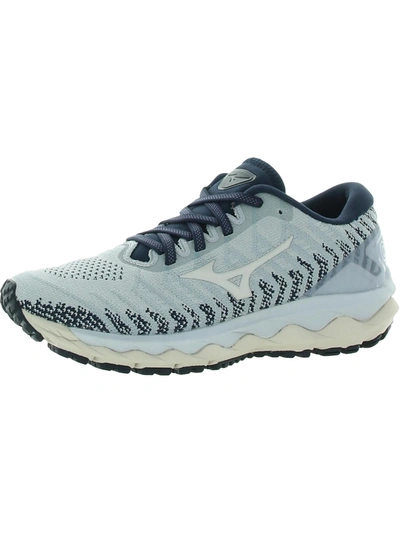 Mizuno Wave Sky 4 Womens Sport Fitness Running Shoes In White