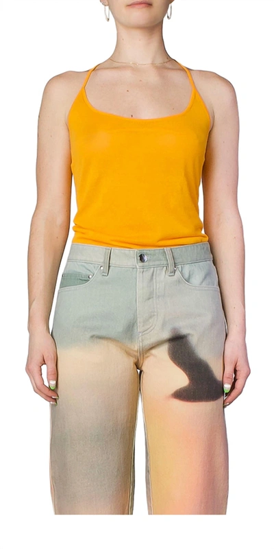 Maryam Nassir Zadeh Panorama Tank In Orange