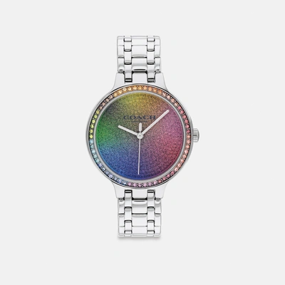 Coach Outlet Josie Watch, 34 Mm In Silver