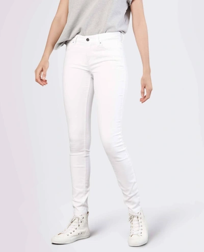 Mac Dream Skinny Jeans In White