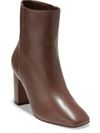 COLE HAAN CHRYSTIE WOMENS LEATHER SQUARE TOE ANKLE BOOTS