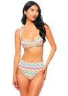 JMP THE LABEL BARCELONA UNDERWIRE BIKINI TOP- KALEIDOSCOPE