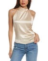 Helmut Lang Oberteil Aus Satin Aus Einer Seidenmischung In Champagne