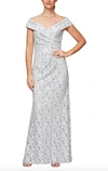 Alex Evenings 81122340 In Hydrangea In Grey