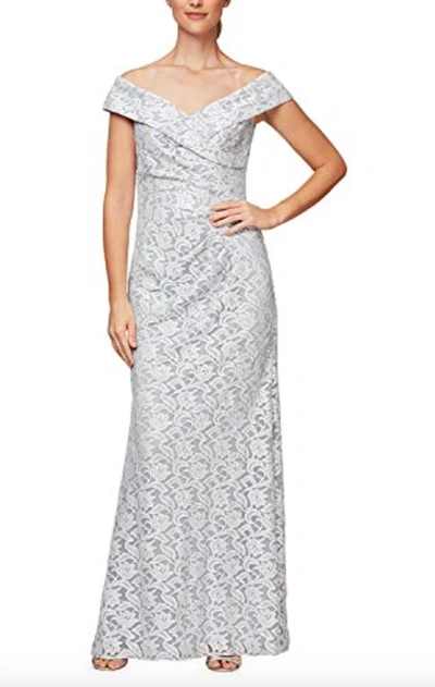 Alex Evenings 81122340 In Hydrangea In Grey