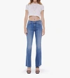 Mother The Weekender Fray A Groovy Kind Of Love Jeans In Multi