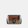 Coach Outlet Morgan Square Crossbody In Colorblock Signature Canvas In Beige
