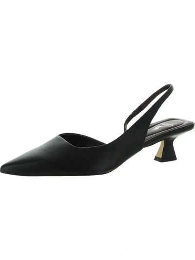 Sarto Franco Sarto Devin Womens Comfort Insole Pointed Toe Slingback Heels In Black