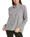 EILEEN FISHER TURTLENECK WOOL-BLEND PULLOVER