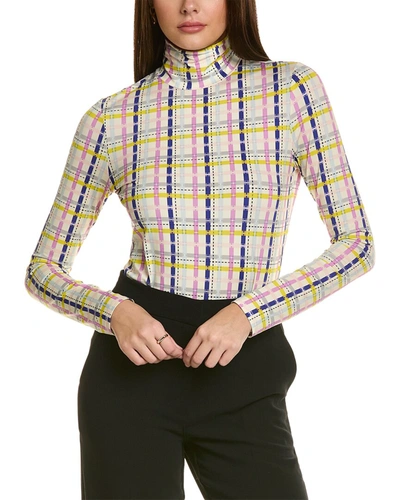 St John Basketweave Top In Grey