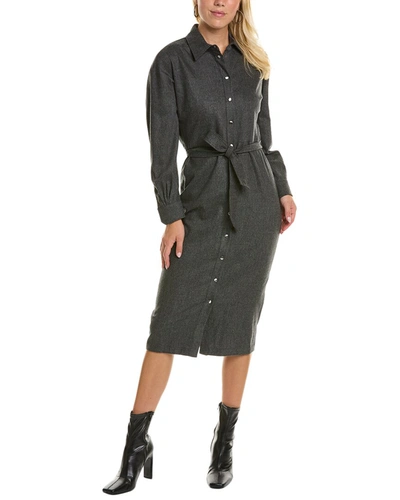 Max Mara Fronda Shirtdress In Grey