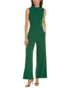 Maggy London Mock Neck Jumpsuit In Green