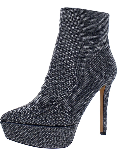 Jessica Simpson Odeda 2 Womens Pointed Toe Heels Ankle Boots In Multi
