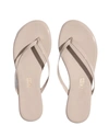 TKEES LILY SANDALS IN CUSTARD GLOSS