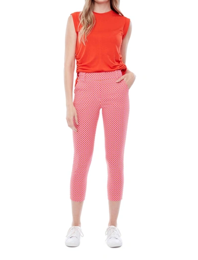 Iltm Charlotte Charms Cropped Pant In Charms Print In Pink