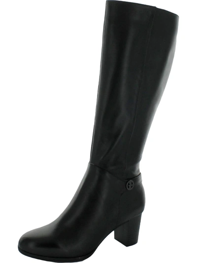 GIANI BERNINI ADONNYS WOMENS LEATHER TALL KNEE-HIGH BOOTS