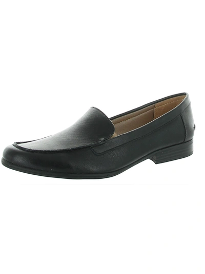 Lifestride Margot Womens Faux Leather Loafers In Black