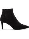 Alfani Harpper F Womens Faux Suede Pointed Toe Ankle Boots In Black
