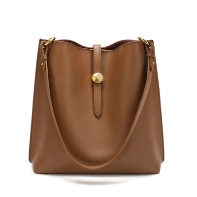 Tiffany & Fred Paris Tiffany & Fred Smooth Leather Shoulder Bag In Brown