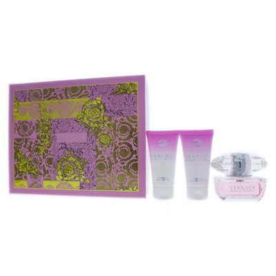 Versace For Women - 3 Pc Gift Set 1.7oz Edt Spray, 1.7oz Perfumed Bath And Shower Gel, 1.7oz Body Lotion