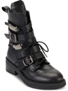 Dkny 50mm Chunky Buckle-fastening Boots In Black